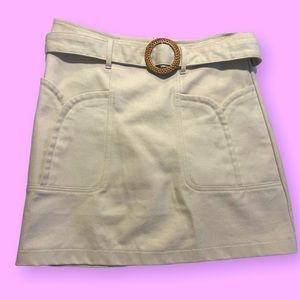 Altar’d State Belted Twill Skirt XS